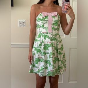 Women’s Lily pulitzer dress strapless